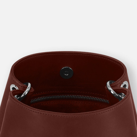 Ateliers Fourès Alceste Mini Bucket Bag with Shoulder Strap H600 Fawn