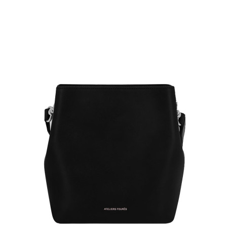 Ateliers Fourès Alceste Mini Bucket Bag with Shoulder Strap H600 Black