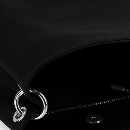 Ateliers Fourès Alceste Mini Bucket Bag with Shoulder Strap H600 Black