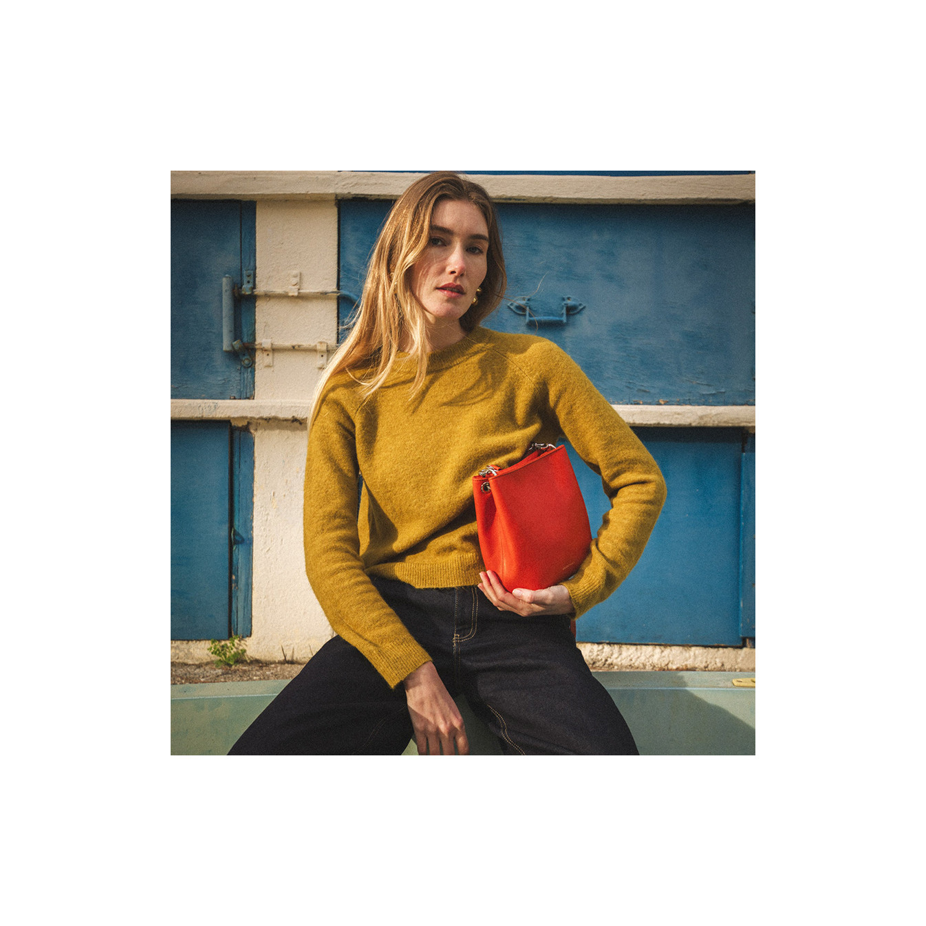 Ateliers Fourès Alceste Mini Bucket Bag with Shoulder Strap H600 Or...