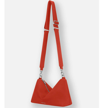 Ateliers Fourès IIliade Sac Bandoulière I326 Orange Confite cote