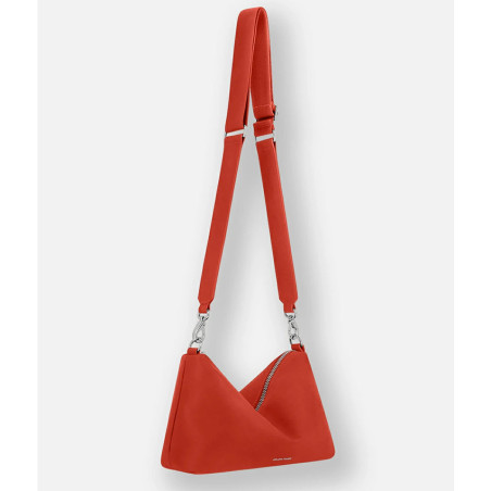 Ateliers Fourès IIliade Sac Bandoulière I326 Orange Confite profil