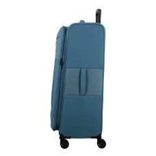 Jump Monthelys 78cm 4-Wheel Expandable Blue Suitcase
