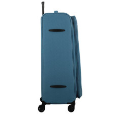 Jump Monthelys 78cm 4-Wheel Expandable Blue Suitcase