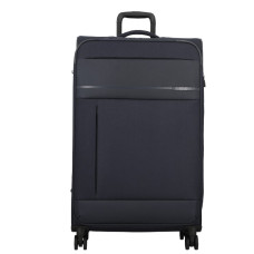 Jump Monthelys 78cm 4-Wheel Expandable Suitcase Dark Blue