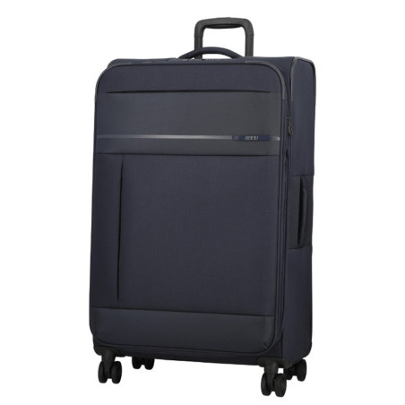 Jump Monthelys 78cm 4-Wheel Expandable Suitcase Dark Blue