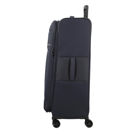 Jump Monthelys 78cm 4-Wheel Expandable Suitcase Dark Blue