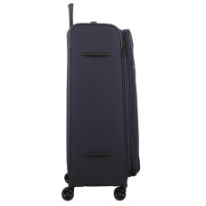 Jump Monthelys 78cm 4-Wheel Expandable Suitcase Dark Blue