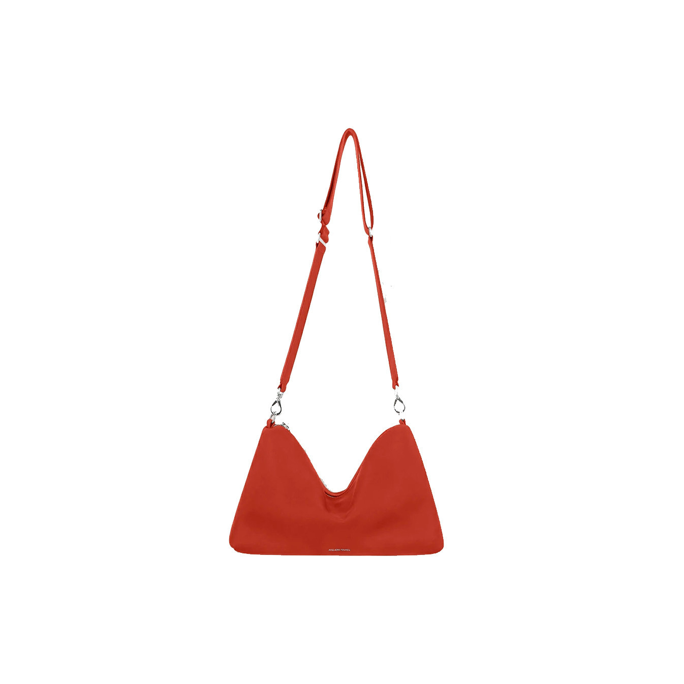 Ateliers Fourès Iliade Maxi Crossbody Bag I526 Confite Orange