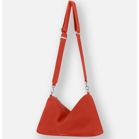 Ateliers Fourès Iliade Maxi Crossbody Bag I526 Confite Orange