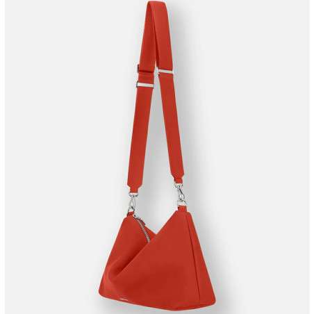 Ateliers Fourès Iliade Maxi Crossbody Bag I526 Confite Orange