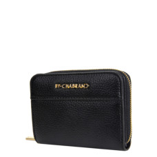 Chabrand Compact Grained Wallet 11328 By-Chabrand Black