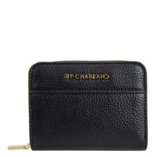 Chabrand Compact Grained Wallet 11328 By-Chabrand Black