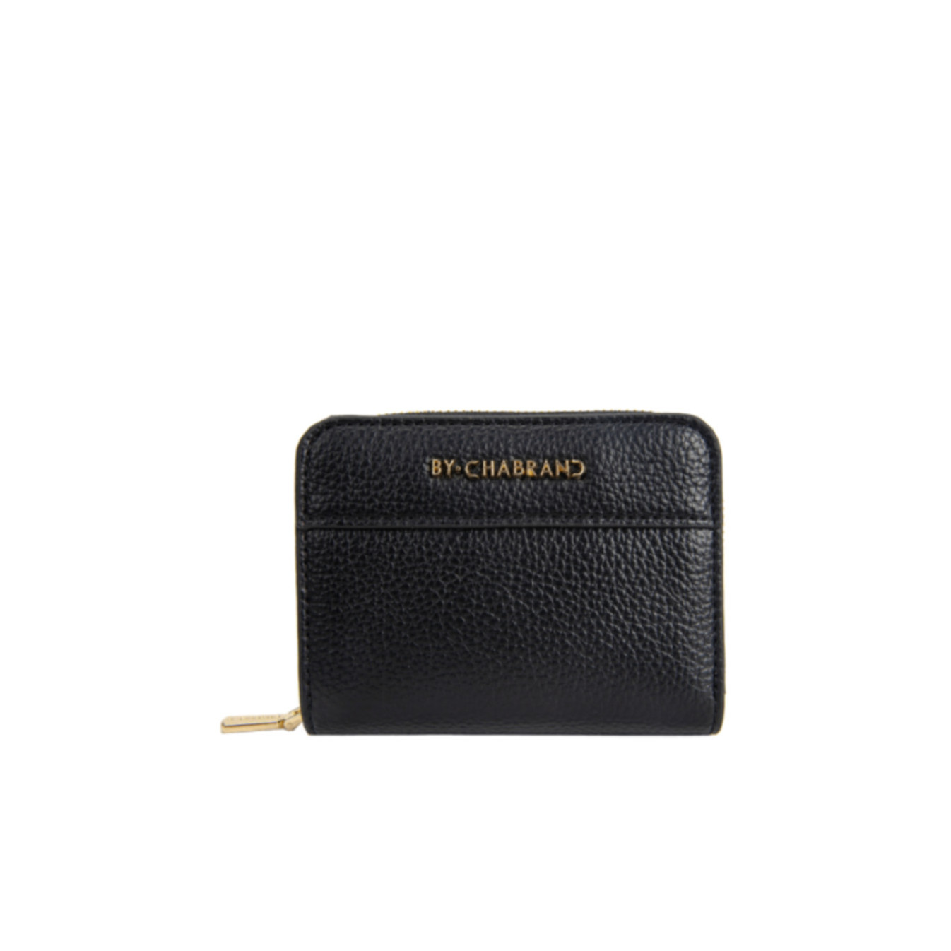 Chabrand Compact Grained Wallet 11328 By-Chabrand Black