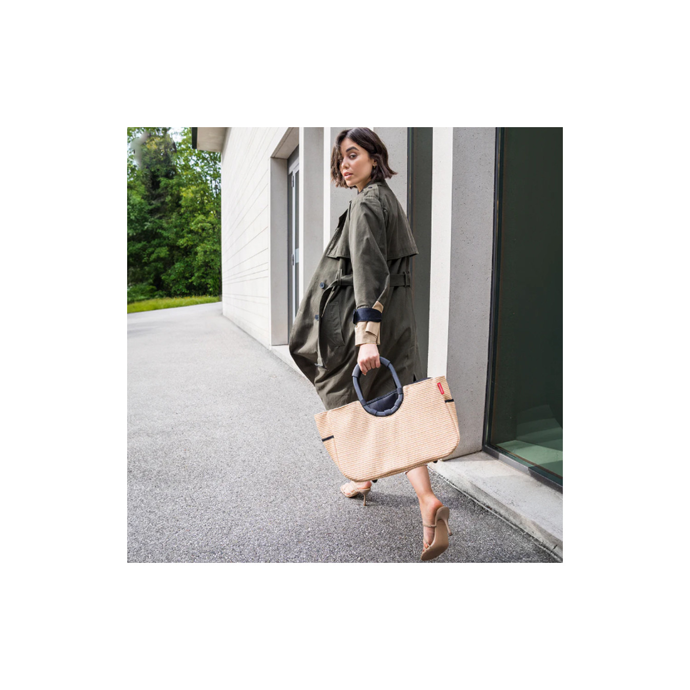 Reisenthel Shopping Loopshopper M Panier de Courses Raffia Black