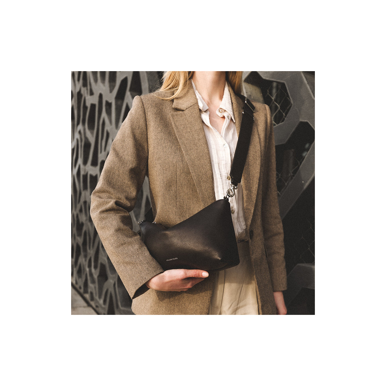 Fourès Iliade I326 Black Shoulder Bag