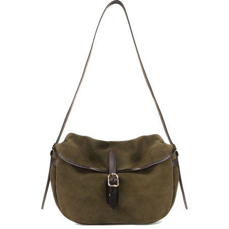 Bleu de Chauffe Demi Lune Margot Velvet Musc Drawstring Bag