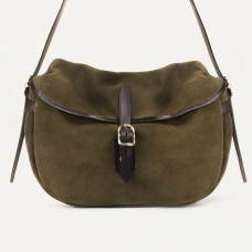 Bleu de Chauffe Demi Lune Margot Velvet Musc Drawstring Bag