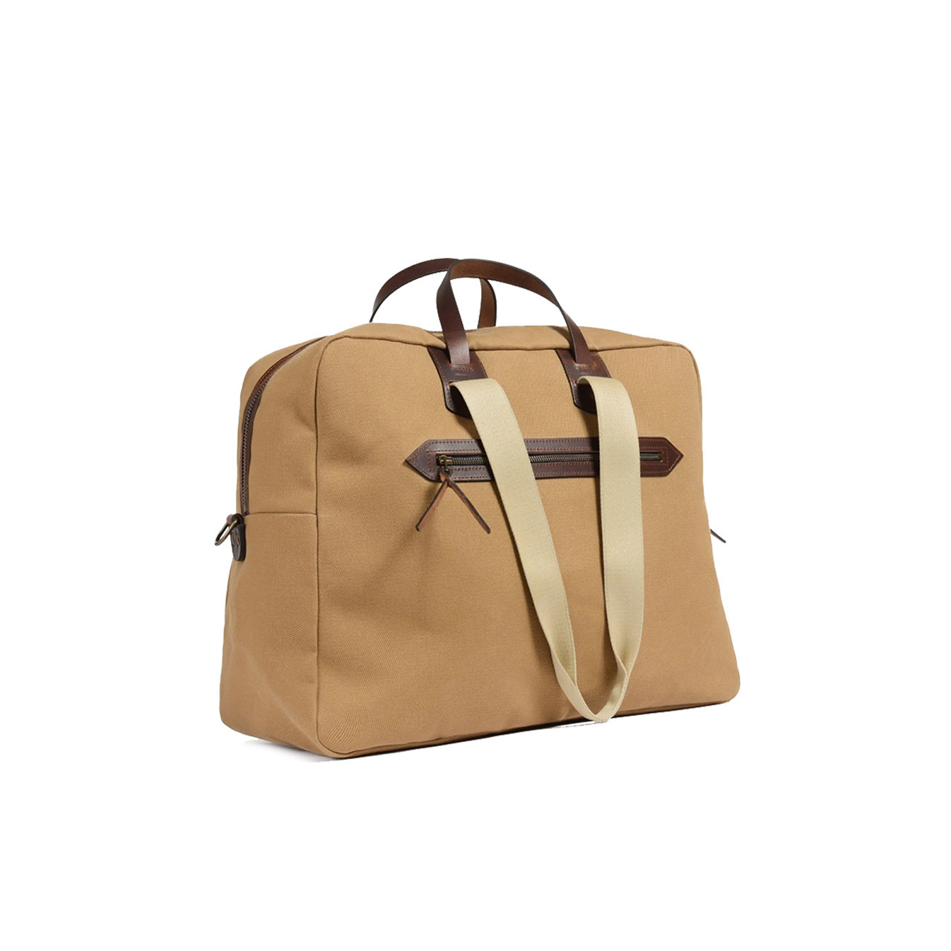 Bleu de Chauffe Sac de Voyage Cabine Aviateur Missak Cuir Et Toile Camel bm
