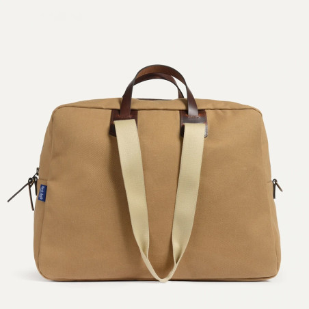 Bleu de Chauffe Cabin Travel Bag Aviator Missak Leather and Canvas ...