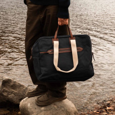 Bleu de Chauffe Cabin Travel Bag Aviator Missak Leather and Canvas ...