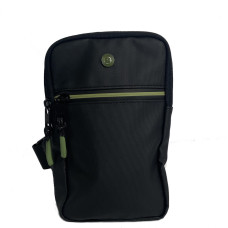 Serge Blanco New Jersey Crossbody Bag for Men 999 Black