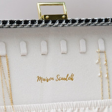 Maison Scarlett Louise Jewelry Box Black Peg Leg