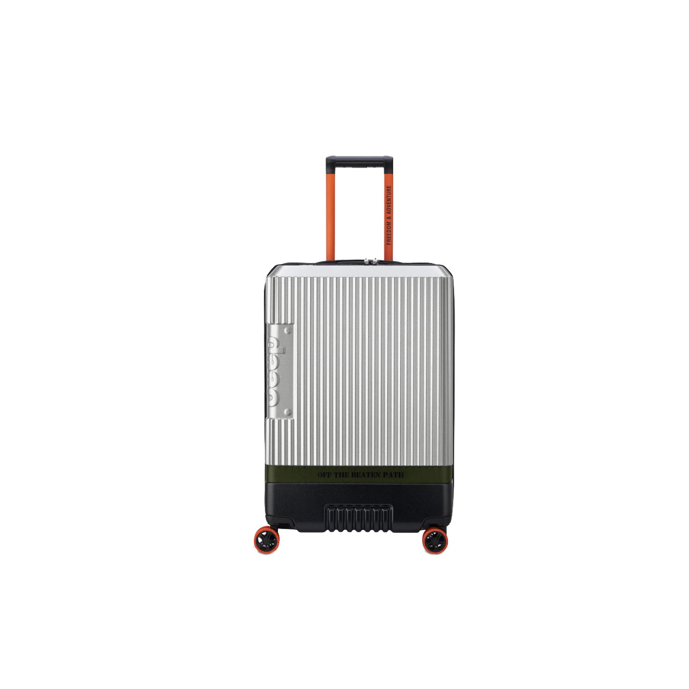 Delsey Jeep Valise M Extensible 4 Roues TSA 68cm Silver