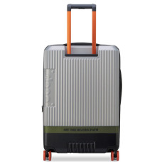 Delsey Jeep Extendable Suitcase M 4 Wheels TSA 68cm Silver