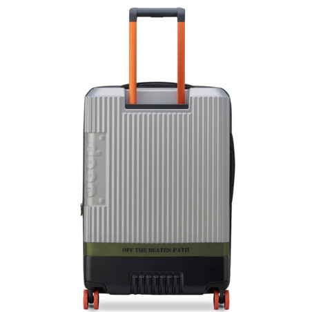 Delsey Jeep Valise M Extensible 4 Roues TSA 68cm Silver dos