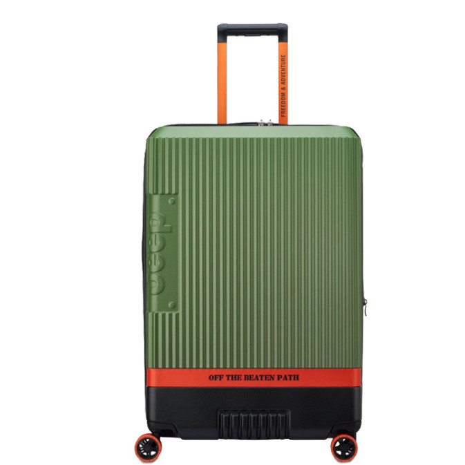 Delsey Jeep Valise L Extensible 4 Roues TSA 76cm Green