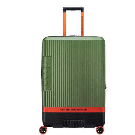 Delsey Jeep Valise L Extensible 4 Roues TSA 76cm Green