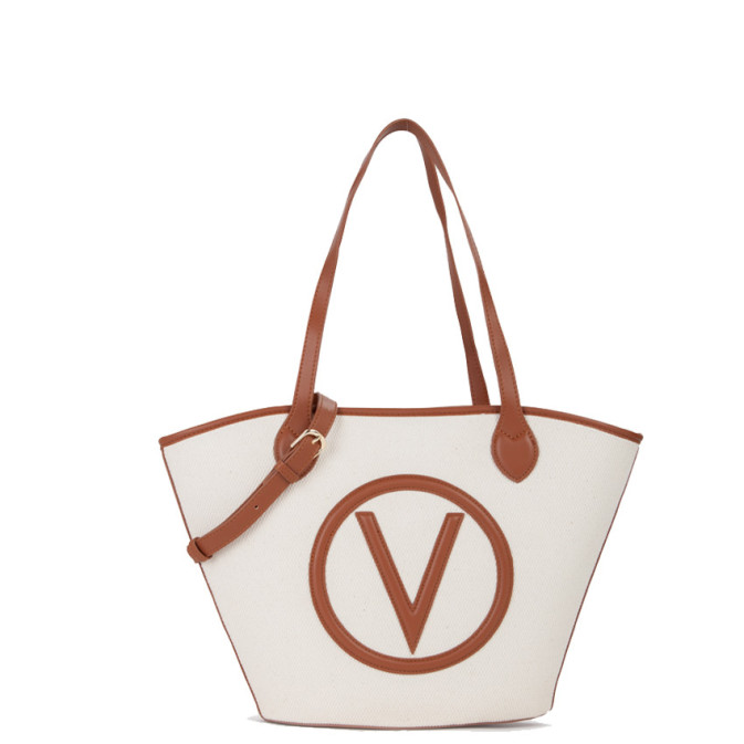 Valentino Convent' Shopping Bag Natural/Cuoio