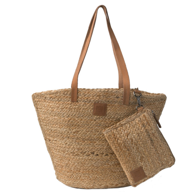 Biba Namib Jute Tote Bag Natural