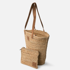 Biba Namib Jute Tote Bag Natural