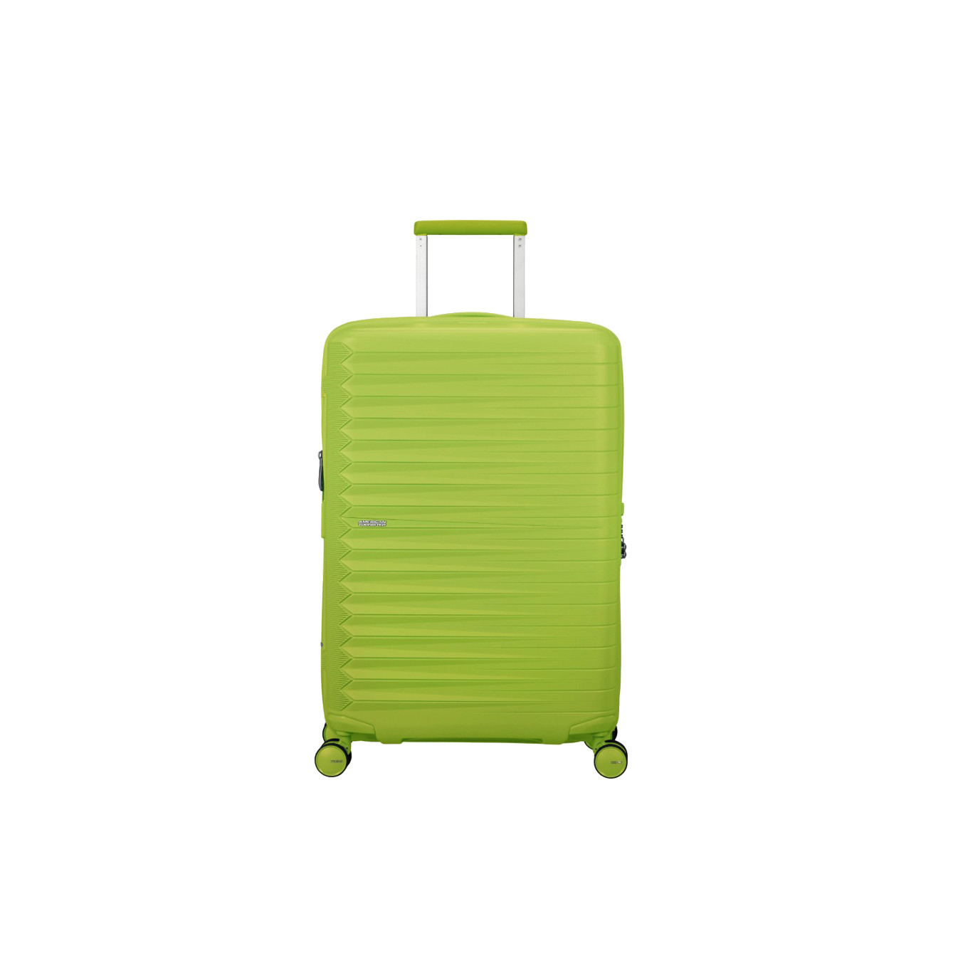 American Tourister Fastforward 4-Wheel Trolley Suitcase 68 Cm Neon ...