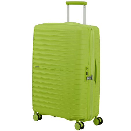 American Tourister Fastforward 4-Wheel Trolley Suitcase 68 Cm Neon ...