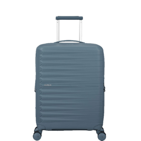American Tourister Fastforward Cabin Suitcase Trolley 4 Wheels Stee...