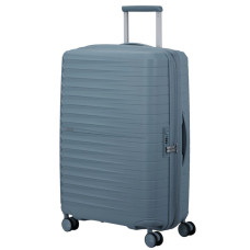 American Tourister Fastforward 4-Wheel Trolley Suitcase 78 Cm Steel...