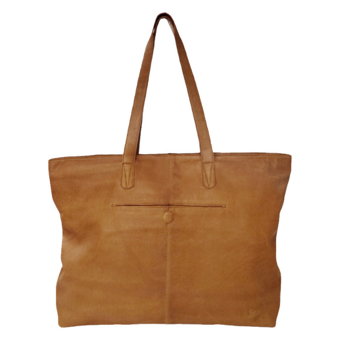 Léa Toni Aline Shopping Bag Cognac