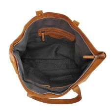 Léa Toni Aline Shopping Bag Cognac
