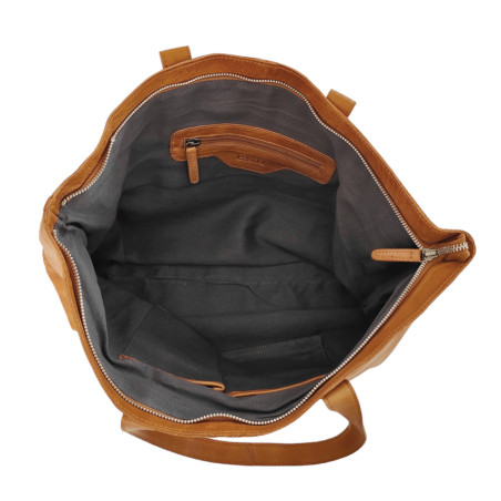 Léa Toni Aline Shopping Bag Cognac