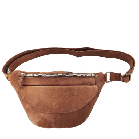 Léa Toni Joan Banana Bag Cognac