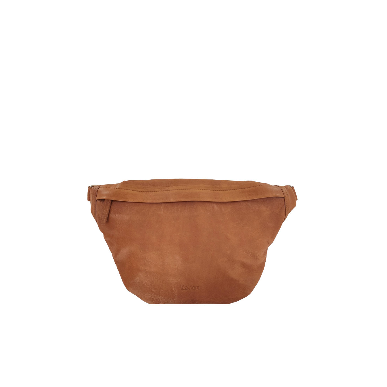 Léa Toni Joana Banana Bag XL Cognac