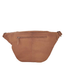Léa Toni Joana Banana Bag XL Cognac