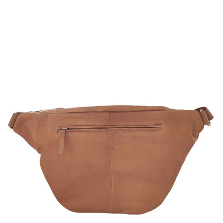 Léa Toni Joana Banana Bag XL Cognac