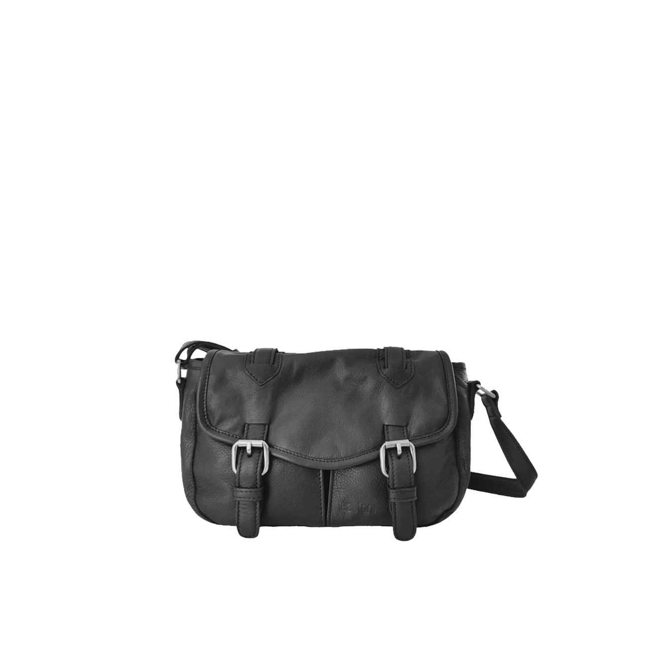 Léa Toni Mini Loa B Messenger Bag Black