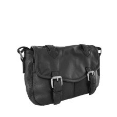 Léa Toni Mini Loa B Messenger Bag Black