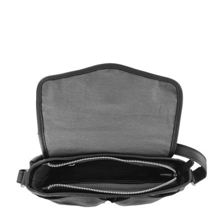 Léa Toni Mini Loa B Messenger Bag Black