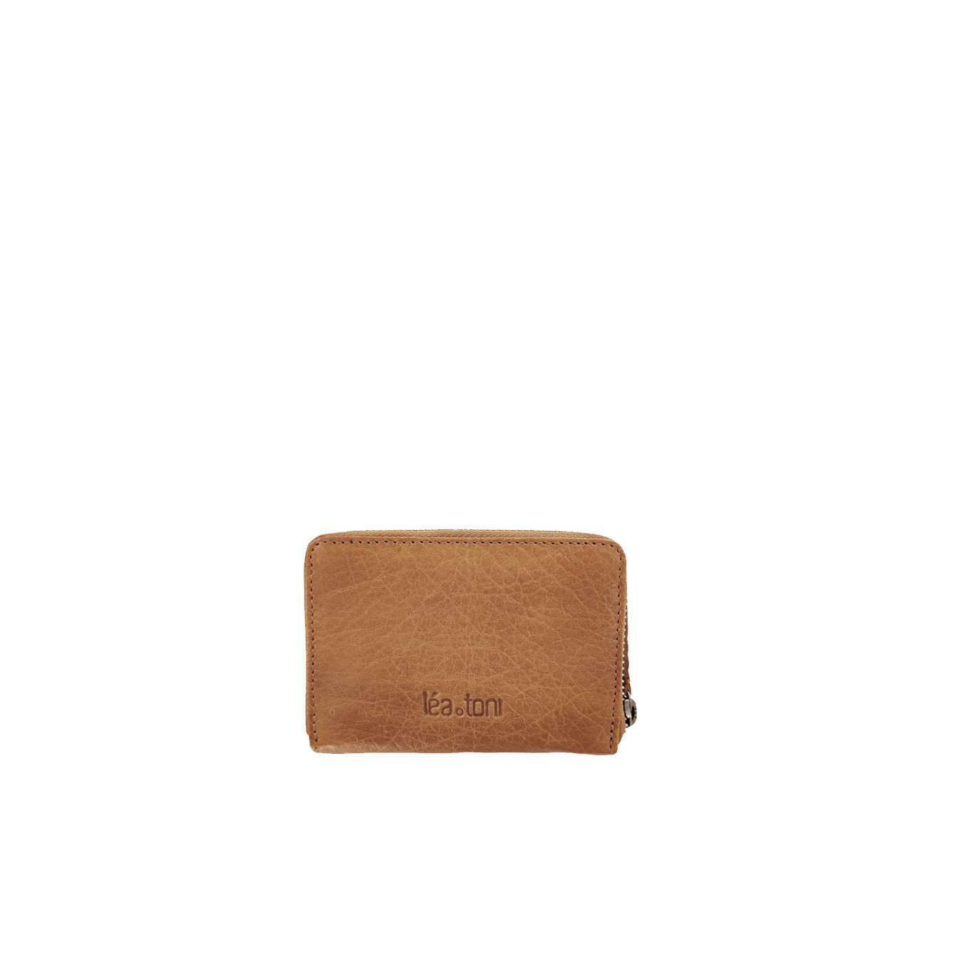 Léa Toni Alya B Coin Purse Cognac Leather